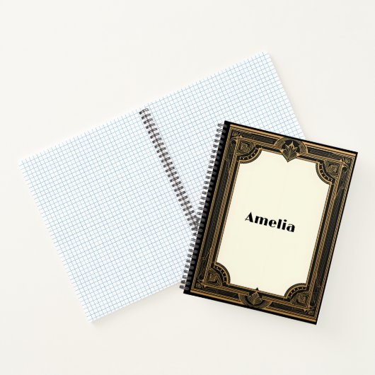 Gold on Black Classic Notizblock (Innenseite)