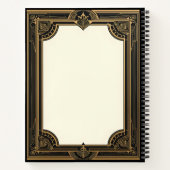 Gold on Black Classic Notizblock (Rückseite)