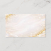 Gold Opal Stein VISITENKARTE (Rückseite)