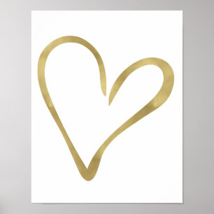 Gold Open Heart II Poster