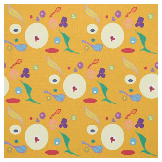 Gold/Orange mit farbigen Kanten>Stoffe Stoff (Muster)