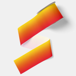 Gold Orange und Helle Rot Gradient Ripsband