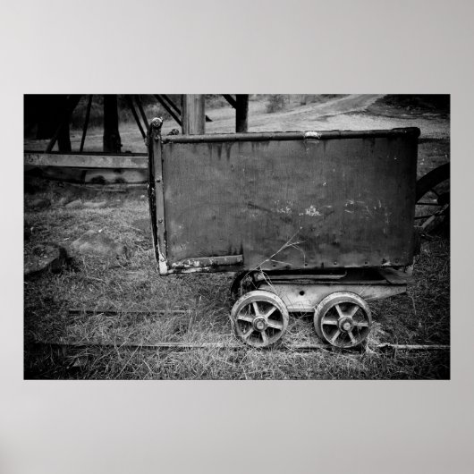 Gold Ore Cart Poster (Vorne)