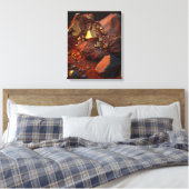 Gold Ore Nah Up: Red Earth Leinwand (Insitu (Schlafzimmer))