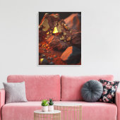 Gold Ore Nah Up: Red Earth Leinwand (Insitu (Wohnzimmer))