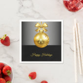 Gold Ornament Holiday Paper Napkin Serviette (Beispiel)