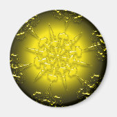 Gold Ornament Magnet (Vorne)