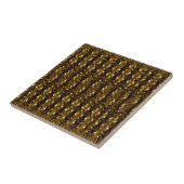Gold Ornamente Stones Keramik Tile Fliese (Seite)