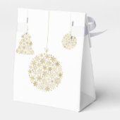 Gold Ornamente Weihnachtsfeier Gefallen Geschenkschachtel (Rückseite)