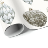 Gold Ornamente Weihnachtswrapping Papier Geschenkpapier (Rolleneckpunkt)