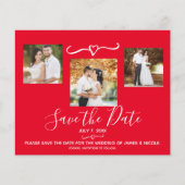 Gold Ornaments Holiday Foto Hochzeit speichern das (Vorderseite)