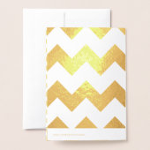 Gold Ostersonnkarte Folienkarte (Rückseite mit Umschlag)