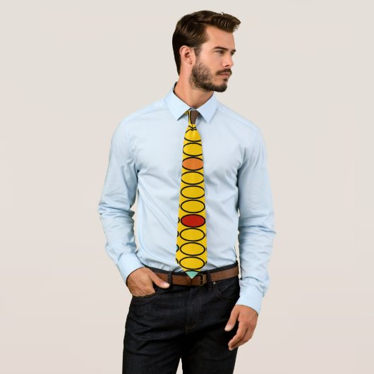 Gold Ovals Neck Tie Krawatte (Beispiel)
