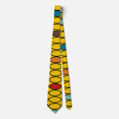 Gold Ovals Neck Tie Krawatte (Vorderseite)