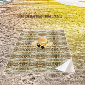 Gold Overlay Strandtuch