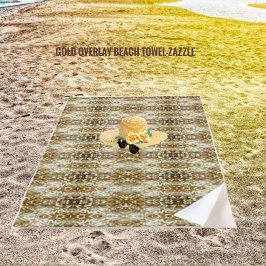 Gold Overlay Strandtuch