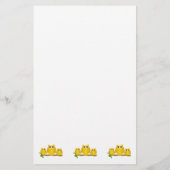 Gold Owls Design Briefpapier (Rückseite)