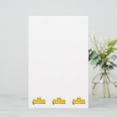 Gold Owls Design Briefpapier (Stehend Vorderseite)
