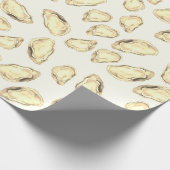 Gold Oyster Wrapping Paper // GOLD Geschenkpapier (Ecke)