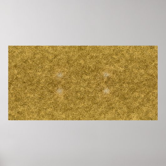Gold Paint Design: Luxuriös und künstlerisch metal Poster (Vorne)