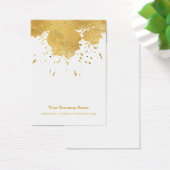 Gold Paint Splash Earring Display Card (Schreibtisch)