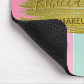 Gold Paint Stroke Farbenfrohe Streifen - Mousepad (Ecke)