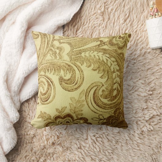 Gold Paisley Classic | Kissen (Decke)