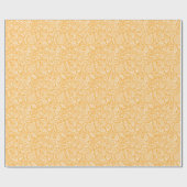 Gold Paisley Geschenkpapier (Flach)