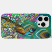 Gold Paisley Peacock & Feather iPhone 6 Case-Mate iPhone Hülle (Rückseite (Horizontal))