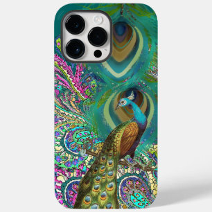 Gold Paisley Peacock & Feather Wählen Sie Farbe Case-Mate iPhone Hülle