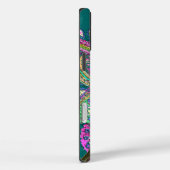 Gold Paisley Peacock & Feathers Case-Mate iPhone Hülle (Rückseite / Rechts)