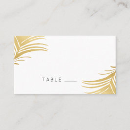 Gold Palm Blätter Moderne Beach Platzkarten