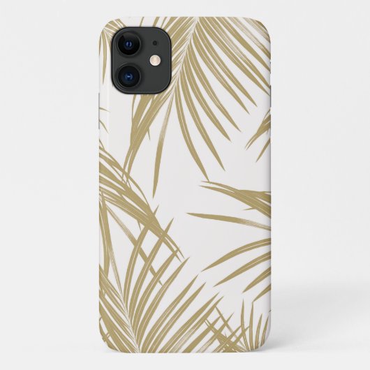 Gold Palm Blätter Traum #1 #tropical Case-Mate iPhone Hülle (Rückseite)