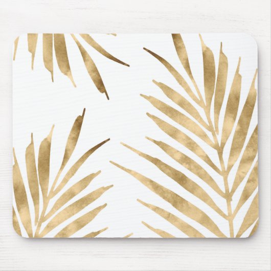 Gold Palm Fronds Mousepad (Vorne)