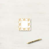 Gold Palm Fronds Post-it Klebezettel (Auf Schreibtisch)