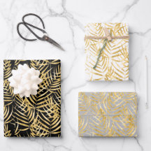 Gold Palm Fronds Tropical