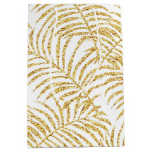 Gold Palm Gift Bag