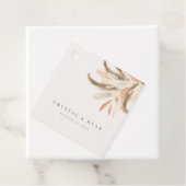 Gold Pampas Grass Wedding Guest Paper Geschenk C10 Geschenkanhänger (Beispiel)