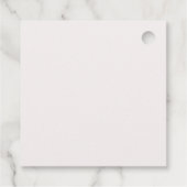 Gold Pampas Grass Wedding Guest Paper Geschenk C10 Geschenkanhänger (Rückseite)