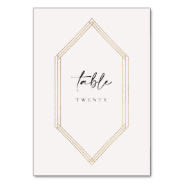 Gold Pampas Tischnummer Card Seating Wedding C100