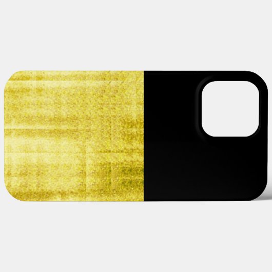 Gold Paneel Black Case-Mate iPhone Hülle (Rückseite (Horizontal))