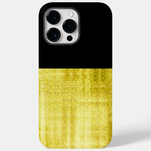 Gold Paneel Black Case-Mate iPhone Hülle (Rückseite)