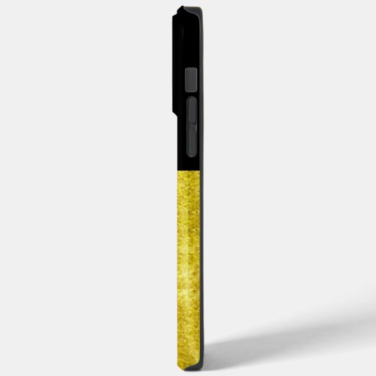Gold Paneel Black Case-Mate iPhone Hülle (Rückseite / Links)