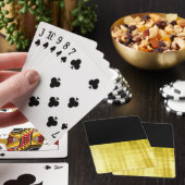 Gold Paneel Black Spielkarten (In Situ)