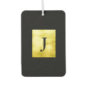 Gold Paneled Black-II Autolufterfrischer (Vorderseite)