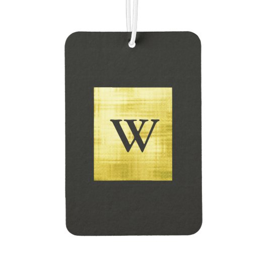 Gold Paneled Black-II Autolufterfrischer (Rückseite)