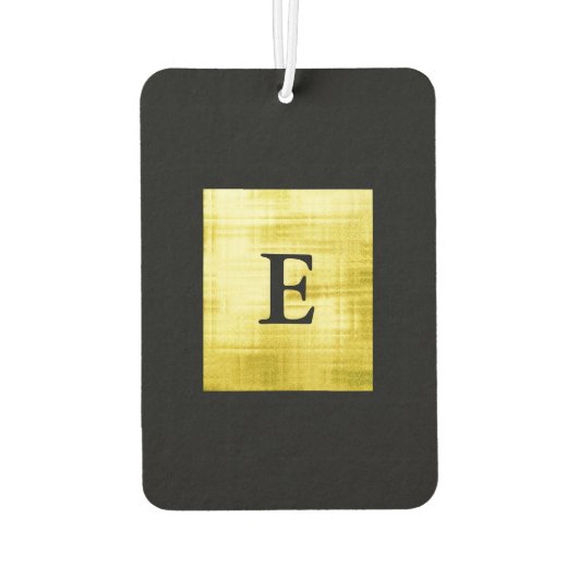 Gold Paneled Black-II Autolufterfrischer (Rückseite)