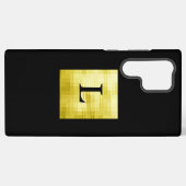 Gold Paneled Black-II Samsung Galaxy Hülle (Rückseite (Horizontal))
