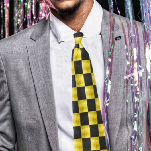 Gold-paneled Black-IV Krawatte