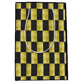Gold-Paneled-Black-IV Mittlere Geschenktüte